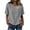 Gray, variant on Going Out Tops for Women Short Sleeve Crew Neck Circle Tops - Ruffle Flounce for Everyday White S