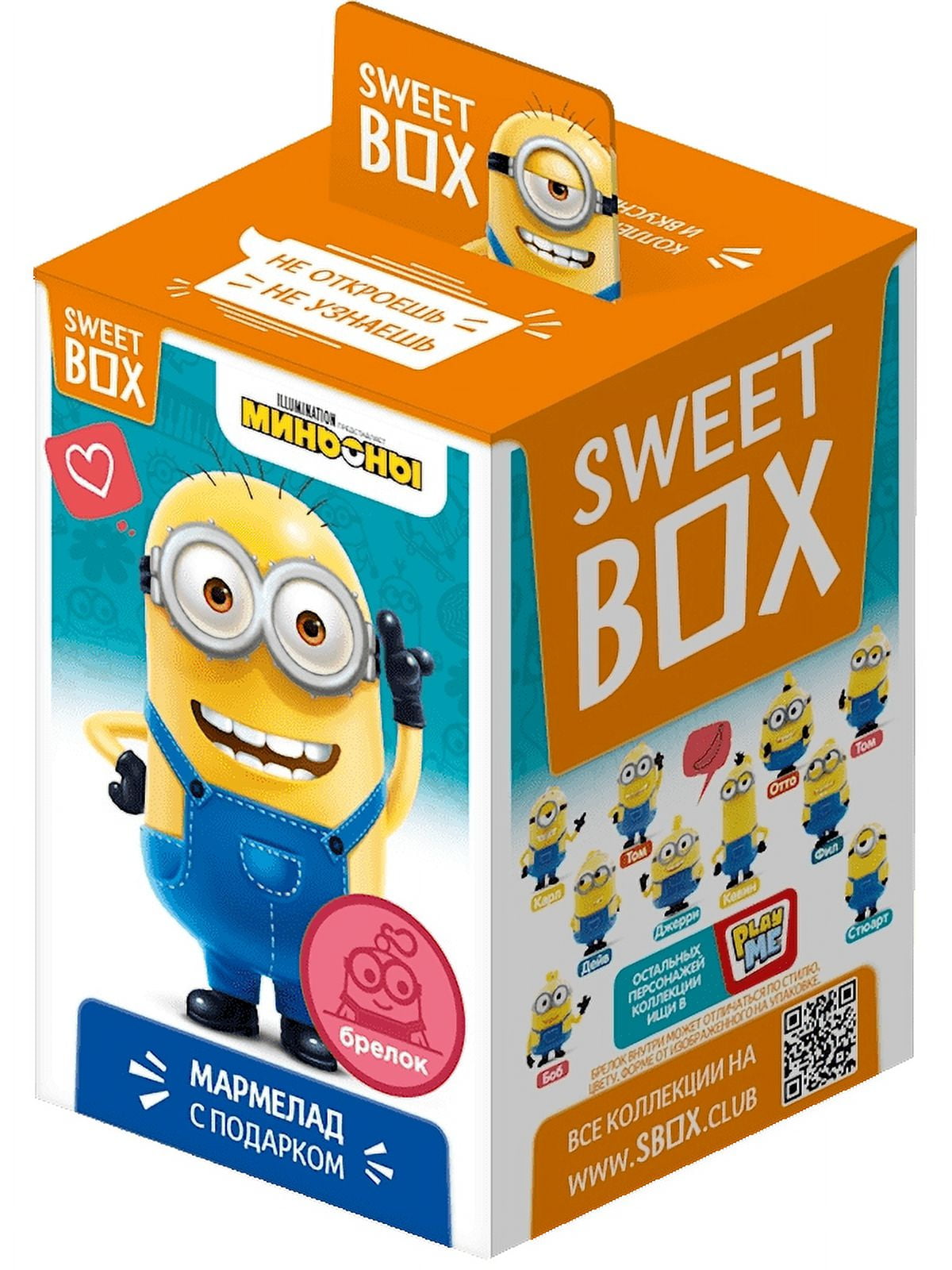 10 of *SWEETBOX* MARMALADE W/TOY (MINIONS) 10G / each, from Europe