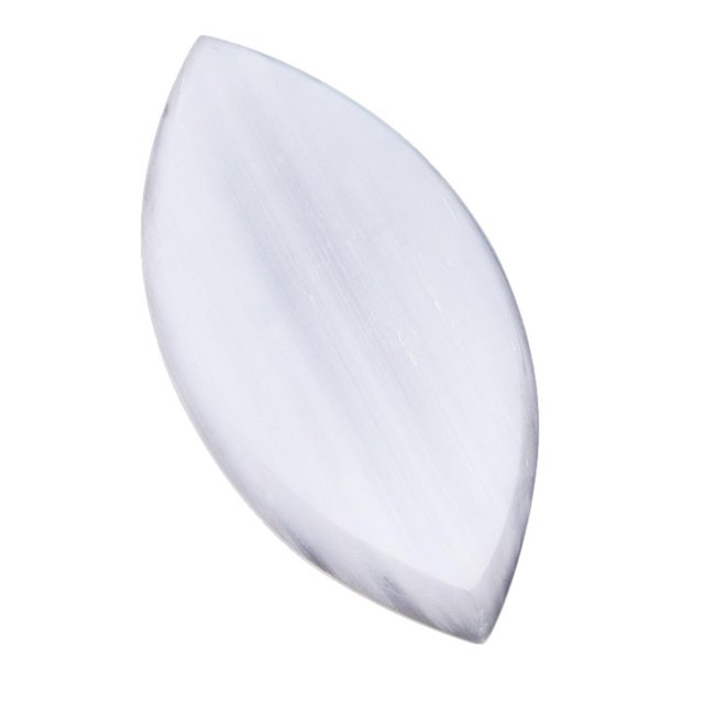Recipiente de almacenamiento de cristal de selenita para hombre y mujer, ideal para manualidades, centros de mesa y joyería. 6 centímetros