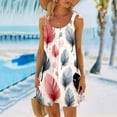 thumbnail image 2 of FVWITLYH Robes d'Été Femmes Tendance 2024 Robe de Plage Femme Couleur Unie Sans Manches Dos Nu Camisole Mini Robe de Plage Robe de Soirée Orange,m, 2 of 5