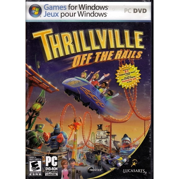 Thrillville Off the Rails (PC Game) Play in the Best Theme Park Ever!