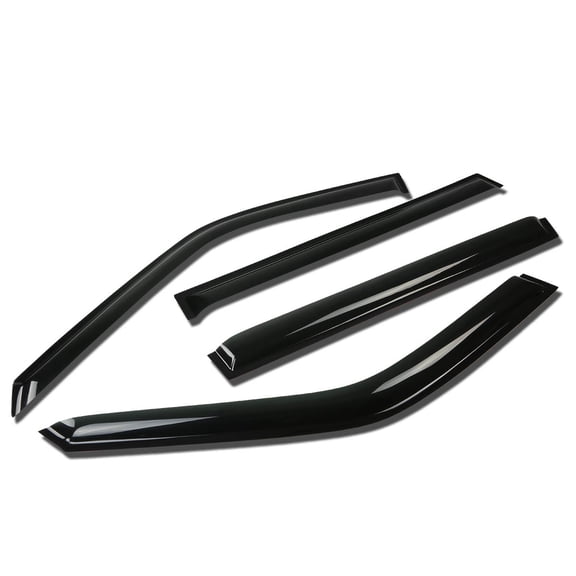 DNA Motoring WVS-158 For 2001 to 2006 Suzuki XL -7 / Grand Vitara 4pcs Window Vent Visor Deflector Rain Guard (Dark Smoke) 02 03 04 05