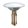 thumbnail image 1 of Tapón de lavabo Soledad accesorio de tapón a presión convertidor de bañera núcleo de cobre que rebota panel grande de Aleación para baño cocina, 1 of 10