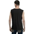 thumbnail image 5 of Jean Michel Basquiat Men's Cotton Sleeveless Crewneck T Shirts Vintage Graphic Tees Shirt Tops, 5 of 7