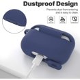 thumbnail image 4 of IBAOLEA Compatible with AirPods Pro Case, Protective Silicone Cover Compatible with AirPods Pro (2019) Royal Blue, 4 of 7