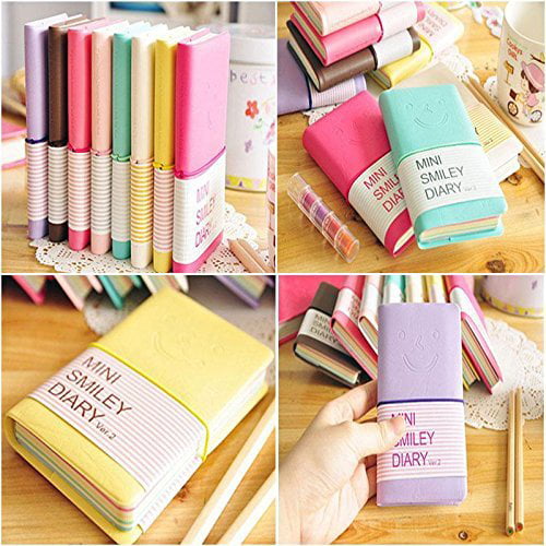 Mini Smiley Pocket Notebook Paper Memo Diary Planner Tiny Journal Notepad T 