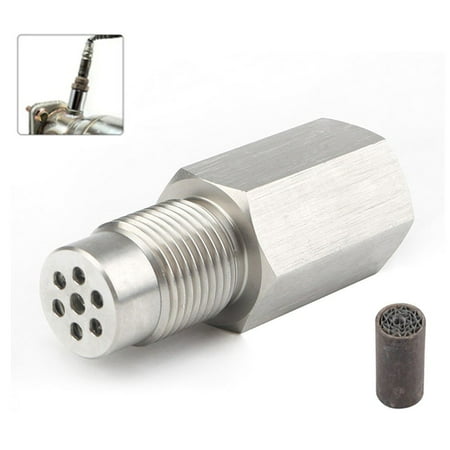 Bkuxy 2Pcs Car O2 Sensor Mini Catalytic Converter CEL Check Engine ...