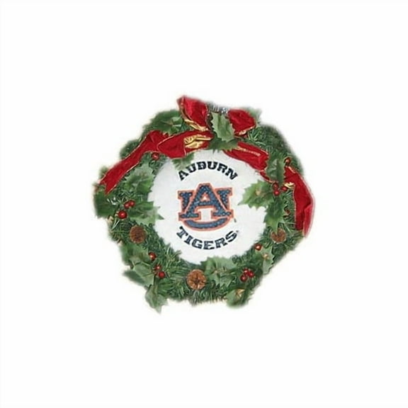 Auburn Tigers Official NCAA Fiber Optic Holiday Wreath by SC Sports 210498
