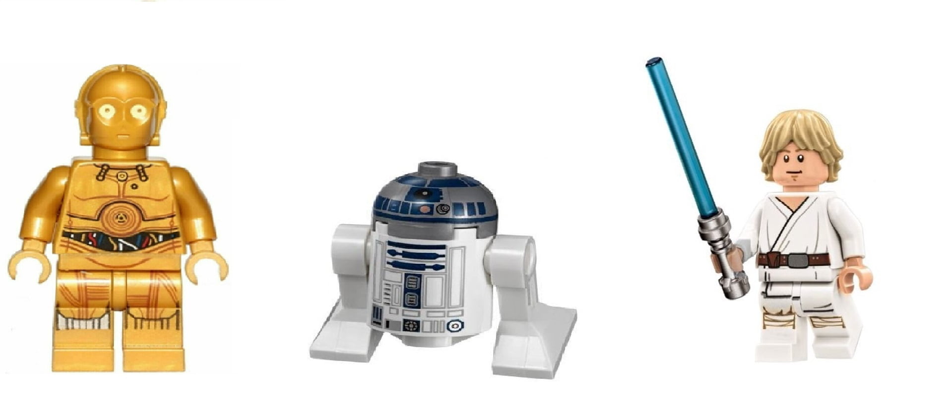 Bliv overrasket tre Lære udenad LEGO 75159 Death Star Luke Skywalker, R2-D2, and C-3PO Minifigures -  Walmart.com
