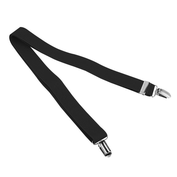 LEORX 2Pcs Elastic Mitten Clips for Toddlers Black Alloy and Fabric for Outdoor Winter