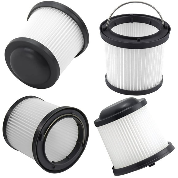 Paquete de 4 filtros de repuesto para aspiradoras pivotantes portátiles Black+Decker