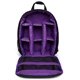 thumbnail image 5 of Mochila impermeable para cámara SLR/DSLR, bolso de hombro, estuche de viaje para lentes digitales Canon Nikon Sony (mediano, morado), 5 of 5