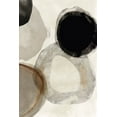 thumbnail image 2 of Reeves, Tom 11x14 White Modern Wood Framed Museum Art Print Titled - Beige Rings I, 2 of 4