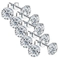 thumbnail image 2 of Aretes de broquel VenDepot DiamLux3 5 Pzas 3mm Plata Metal, 2 of 2