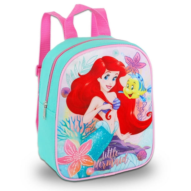 Paquete de mochilas Disney La Sirenita Ariel de 10 pulgadas con