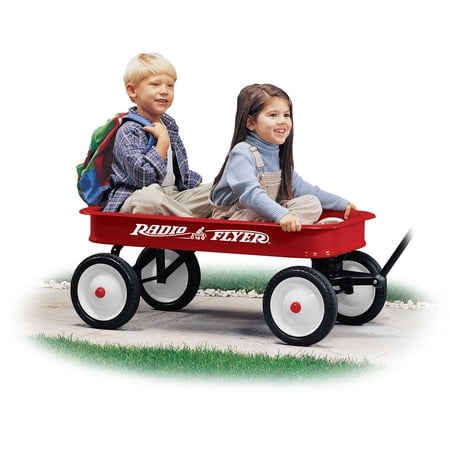Radio Flyer Original Classic Red Wagon Steel Body Red Walmart Com