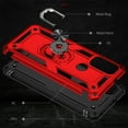 thumbnail image 7 of Compatible with Motorola Moto G Power 2022 Case Built-in 360 Ring Holder Kickstand, Extreme Protection Military Armor Magnetic Car Dual Layer Protective Heavy Duty Phone Cover,Red, 7 of 7