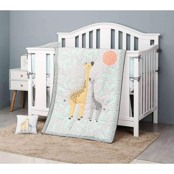 3-Piece Giraffe Crib Bedding Set, Crib