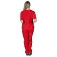 thumbnail image 2 of Ensemble de 2 Pcs Uniforme Médical d'Hôpital Unisexe Haut Pantalon Infirmière Dentiste, 2 of 5