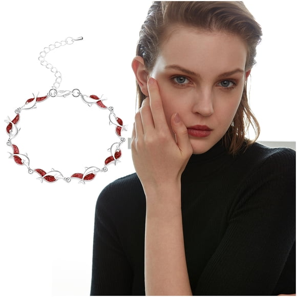 Jusqu'à 65% de Rabais Mode Luxe Aobao Animaux Dauphin Bracelet for Women Pieds Jewelry Cadeau Collier Bagues Boucle d'Oreille Jewelry sur l'Autorisation