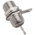 thumbnail image 6 of 20 Pcs F Type Panel Mounted Socket Female Jack Solder Connector Adapter, 6 of 9