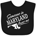 thumbnail image 3 of Inktastic Someone in Maryland Loves Me Boys or Girls Baby Bib, 3 of 4