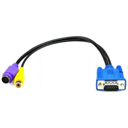 UPC: 0822088129912 | Black Box AVS-CBL-VG-CV 32 cm VGA to Composite & S-Video Adapter Cable