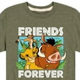 thumbnail image 3 of The Lion King - Simba Pumbaa, & Timon - Best Friends - Toddler & Youth Short Sleeve Graphic T-Shirt, 3 of 5