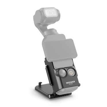 Neewer Magnetic Camera Mount - 180° Adjustable Holder for DJI Osmo Pocket 3 w/Battery Grip Adapter