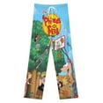 thumbnail image 3 of Phineas And Ferb Mens PJ Pajama Pants Bottoms Lounge Pants Sleepwear PJs with Pockets, 3 of 7