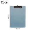 thumbnail image 2 of Portapapeles de plástico Multi Pack Portapapeles Strong Clip ! Portapapeles de acrílico con clip de perfil bajo Zhivalor CPB-SSW1612-2, 2 of 5