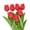 Red, variant on Artificial Tulips 9pcs 13" Real Touch PU Flowers - Tulips for Arrangement Wedding Party Easter Spring, PE Foam Tulip Bouquet for Home Dining Room Office Decoration and DIY Floral Arrangements
