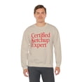 thumbnail image 6 of Ketchup Expert Sweatshirt Gifts Crew Neck Shirt Long Sleeve Unisex, 6 of 7