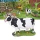thumbnail image 5 of Estatua de Vaca Ecomeon Resina Miniatura para Decoración de Jardín Escritorio, 5 of 6