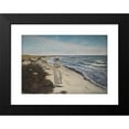 thumbnail image 2 of L.A. Ring 18x14 Black Modern Framed Museum Art Print Titled - Lady to Karrebaksminde Beach, Zealand (1898), 2 of 5