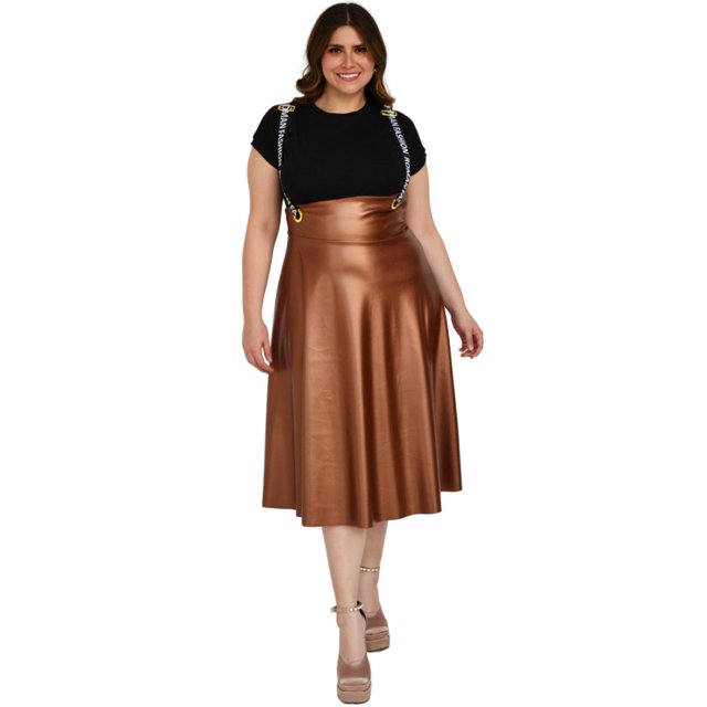 Vestido/Falda juvenil Roman Fashion/Tallas Extras, 9510 (Café) cafe 38 Roman Fashion F-RF-9510-CAFÉ