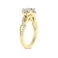thumbnail image 3 of IGI Certified 3 Carat Radiant Shape Lab Grown Diamond Engagement Ring | 14K Yellow Gold | Astoré Channel Glided Diamond Ring | FG-VS1-VS2 Quality Friendly Diamonds, 3 of 5