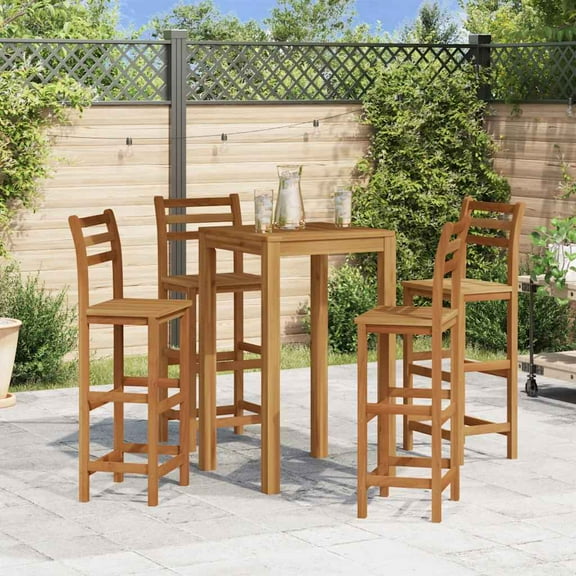 vidaXL Bar Stool Bar Seat Counter Height Stool for Kitchen Pub Solid Wood