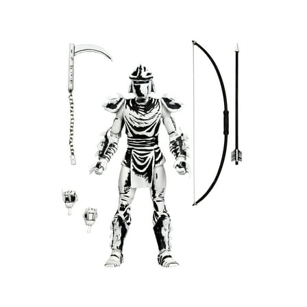 Teenage Mutant Ninja Turtles (Mirage Comics) - 7” Scale Action Figure – Black & White Shredder