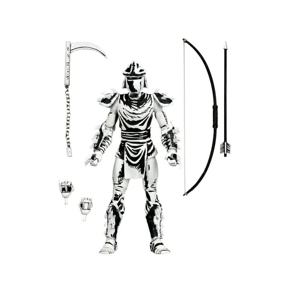 Teenage Mutant Ninja Turtles (Mirage Comics) - 7” Scale Action Figure – Black & White Shredder