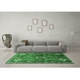thumbnail image 3 of Ahgly Company Indoor Round Persian Emerald Green Traditional Area Rugs, 6' Round, 3 of 4