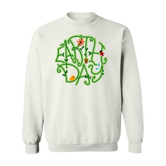 Earth Day Vines Sweatshirt Sweatshirt Women -Image by Shutterstock, Female 3X-Large