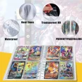 thumbnail image 4 of Trading Card Holder Card Album Binder, Protection Folder Book Collectible Card Album, 4-Pocket with 30-Pages 240-Trading Cards Capacity, Present for Children(CK10), 4 of 6