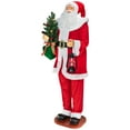 thumbnail image 4 of Northlight Animated and Musical Commercial Size Dancing Santa Christmas Figure - 6', 4 of 6
