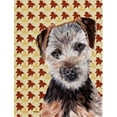 thumbnail image 1 of Carolines Treasures SC9687CHF Norfolk Terrier Chiot Automne Feuilles Drapeau Toile Maison Taille, 1 of 4