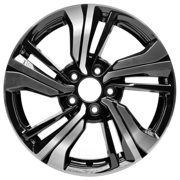 Remanufactured Machined and Painted Black Aluminum Wheel 17 x 7 42700TBAA82 fits 2016-2021 Honda Civic