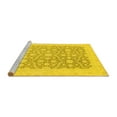 thumbnail image 2 of Ahgly Company Machine Washable Indoor Rectangle Oriental Yellow Traditional Area Rugs, 2' x 5', 2 of 4