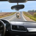 thumbnail image 3 of 2D Car Pendant Hanging Ornament With Chain Realistic Mirror Decor Car Animal Shaped Rearvi Hanging Interior H6R4 Accessories, 3 of 9