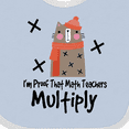 thumbnail image 4 of Inktastic Kids Proof That Math Teachers Multiply Funny Boys or Girls Baby Bib, 4 of 4