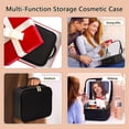 thumbnail image 4 of SHSLING Rechargeable Travel Makeup Bag with Mirror of LED Lighted，Waterproof Portable Professional Cosmetic Artist Organizer，Makeup Accessories & Tools Case，Ideal Gifts for Women, Girls, 4 of 7
